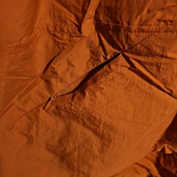 NWT Women's 2X FLX 1/4 Zip Crop Windbreaker & Shorts Cinnamon Active Outfit - Picture 10 of 12